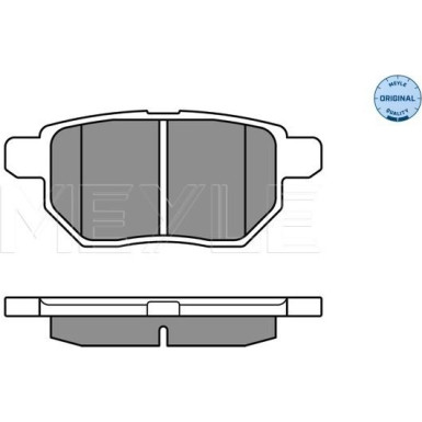 Meyle | Bremsbelagsatz, Scheibenbremse | 025 246 1015/W