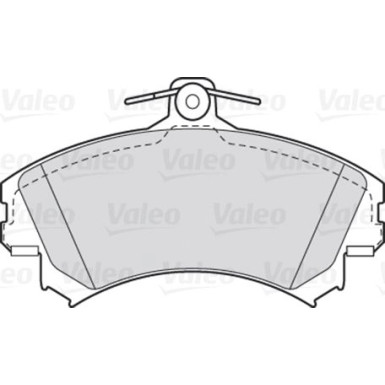 Valeo | Bremsbelagsatz, Scheibenbremse | 301493