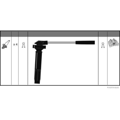 Herth+Buss Jakoparts | Zündleitungssatz | J5387011