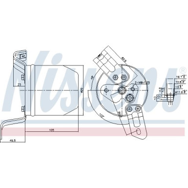 Nissens | Trockner, Klimaanlage | 95004