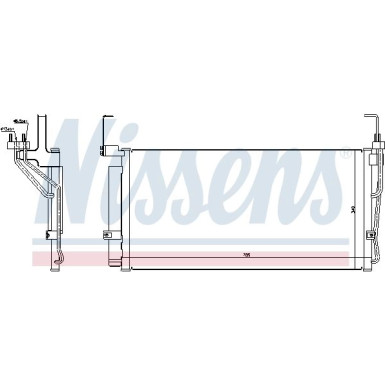 Nissens | Kondensator, Klimaanlage | 94451