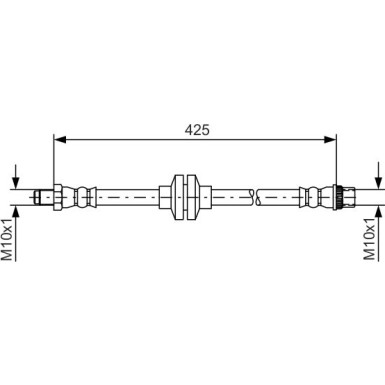 BOSCH | Bremsschlauch | 1 987 481 567