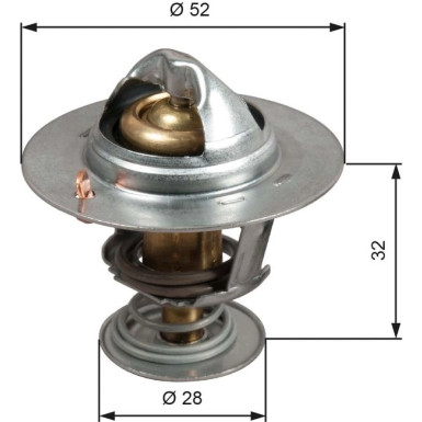 Gates | Thermostat, Kühlmittel | TH50292G1