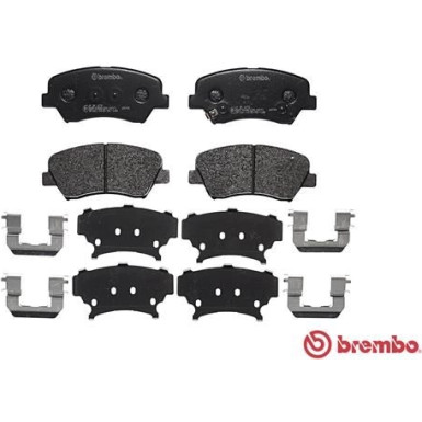 Brembo | Bremsbelagsatz, Scheibenbremse | P 30 073