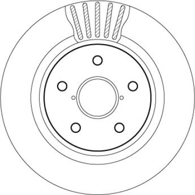 TRW | Bremsscheibe | DF2059BS