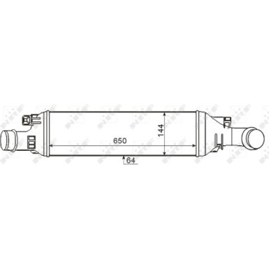 NRF | Ladeluftkühler | 30339
