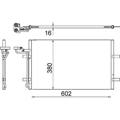 Mahle | Kondensator, Klimaanlage | AC 725 000S