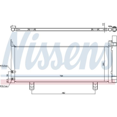 Nissens | Kondensator, Klimaanlage | 940639