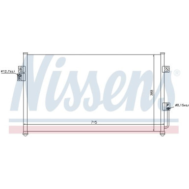 Nissens | Kondensator, Klimaanlage | 94634