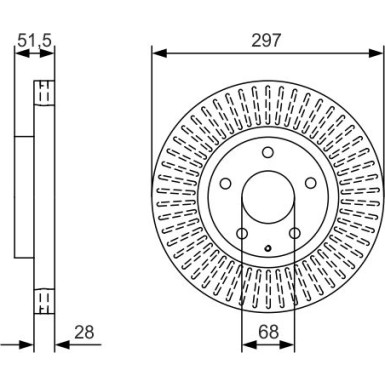 BOSCH | Bremsscheibe | 0 986 479 B15