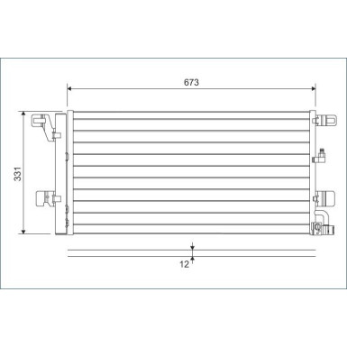 Valeo | Kondensator, Klimaanlage | 822596