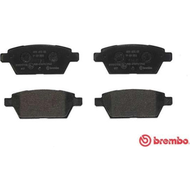 Brembo | Bremsbelagsatz, Scheibenbremse | P 49 051