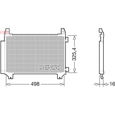 Denso | Kondensator, Klimaanlage | DCN50028