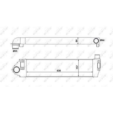 NRF | Ladeluftkühler | 30514