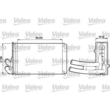 Valeo | Wärmetauscher, Innenraumheizung | 812012