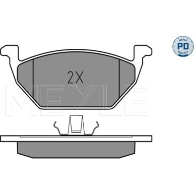 Meyle | Bremsbelagsatz, Scheibenbremse | 025 231 3119/PD