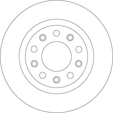 TRW | Bremsscheibe | DF8070