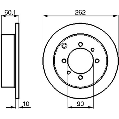 BOSCH | Bremsscheibe | 0 986 478 655