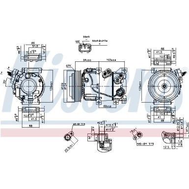 Nissens | Kompressor, Klimaanlage | 890229