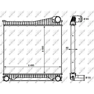 NRF | Ladeluftkühler | 30913