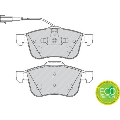 Ferodo | Bremsbelagsatz, Scheibenbremse | FDB1805