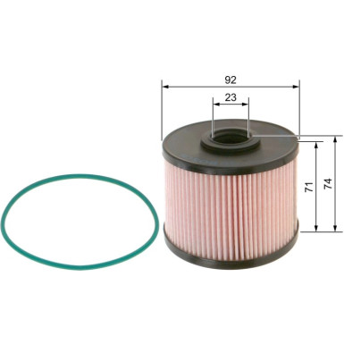 BOSCH | Kraftstofffilter | F 026 402 120