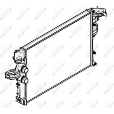 NRF | Kühler, Motorkühlung | 58430