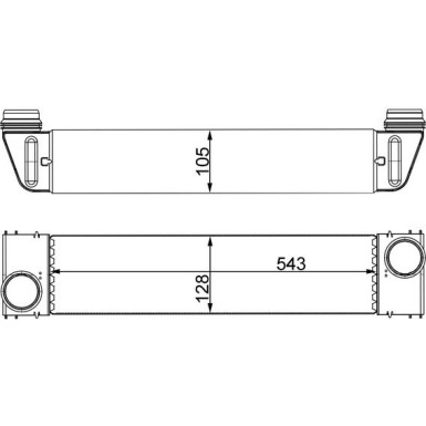 Mahle | Ladeluftkühler | CI 193 000S