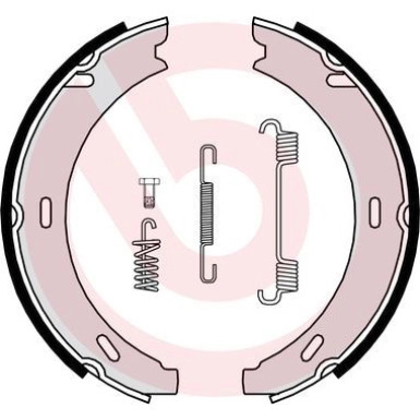 Brembo | Bremsbackensatz, Feststellbremse | S 50 502