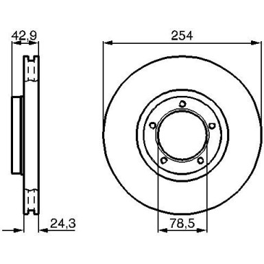 BOSCH | Bremsscheibe | 0 986 478 160