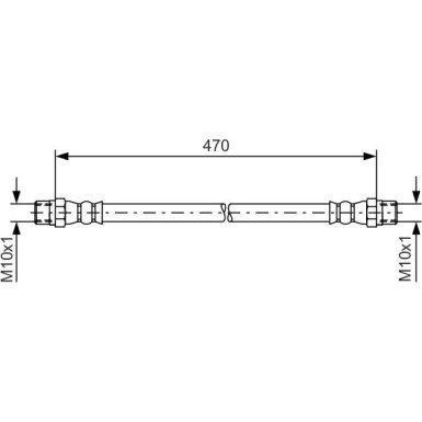 BOSCH | Bremsschlauch | 1 987 476 392