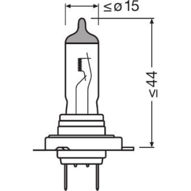 Osram | Glühlampe, Fernscheinwerfer | Longlife H7 12V Faltschachtel | 64210L