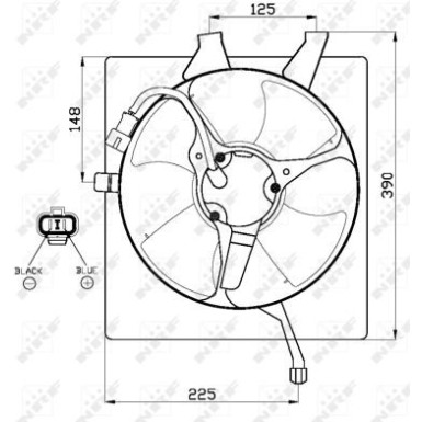 NRF | Lüfter, Motorkühlung | 47517