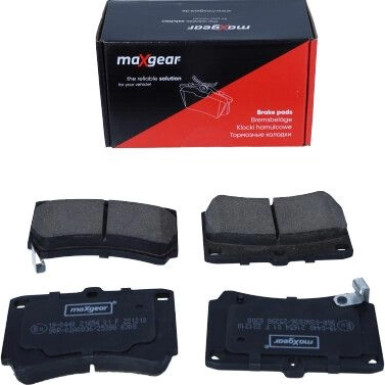 Maxgear | Bremsbelagsatz, Scheibenbremse | 19-0440