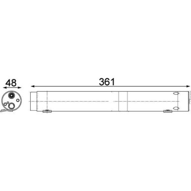 Mahle | Trockner, Klimaanlage | AD 95 000P