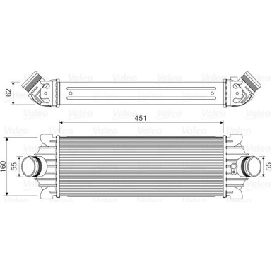 Valeo | Ladeluftkühler | 818644