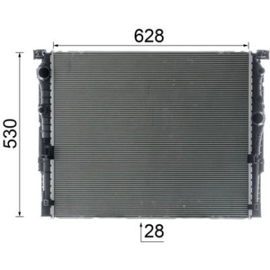 Mahle | Kühler, Motorkühlung | CR 2630 000P