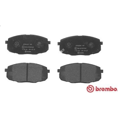 Brembo | Bremsbelagsatz, Scheibenbremse | P 30 034