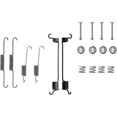 BOSCH | Zubehörsatz, Bremsbacken | 1 987 475 124