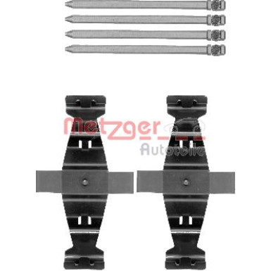 Metzger | Zubehörsatz, Scheibenbremsbelag | 109-1786