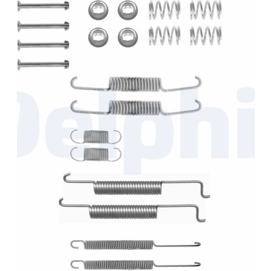 Delphi | Zubehörsatz, Bremsbacken | LY1033