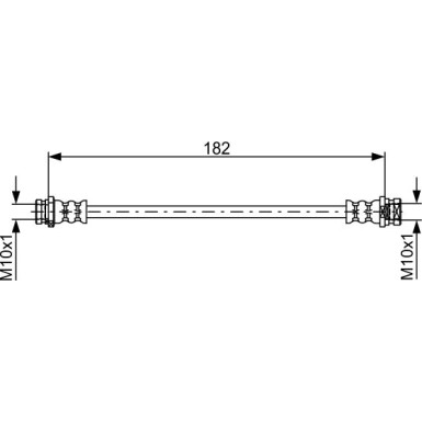 BOSCH | Bremsschlauch | 1 987 481 752