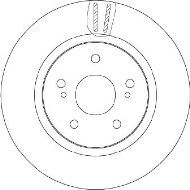 TRW | Bremsscheibe | DF7371S