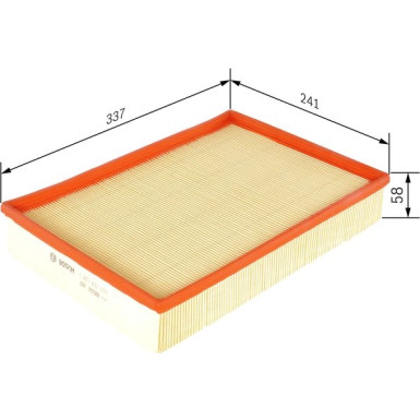 BOSCH 1 457 432 203 Luftfilter