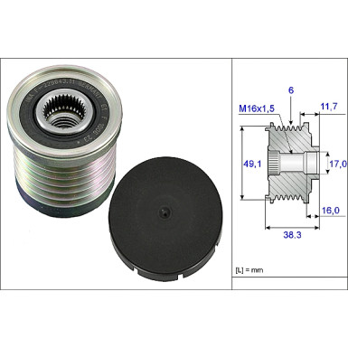 INA | Generatorfreilauf | 535 0030 10