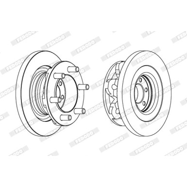 Ferodo | Bremsscheibe | FCR313A