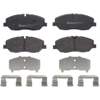 Brembo | Bremsbelagsatz, Scheibenbremse | P 30 084