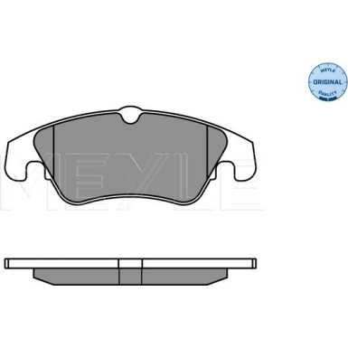 Meyle | Bremsbelagsatz, Scheibenbremse | 025 247 4319/W