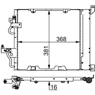 Mahle | Kondensator, Klimaanlage | AC 376 000S