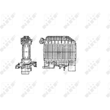 NRF | Ladeluftkühler | 30856